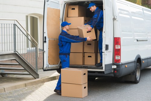 Office removals planning in Docklands with local building access considerations