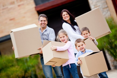 Docklands office move with removal truck hire for desks, equipment, and archive boxes